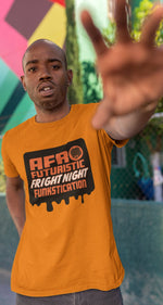 AfroFuturisticFrightNightFunkstication Men's T-Shirt - Logo 1