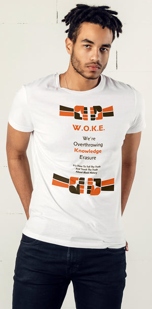 STOP W.O.K.E. Knowledge Erasure Men's T-Shirt - Fists - 2