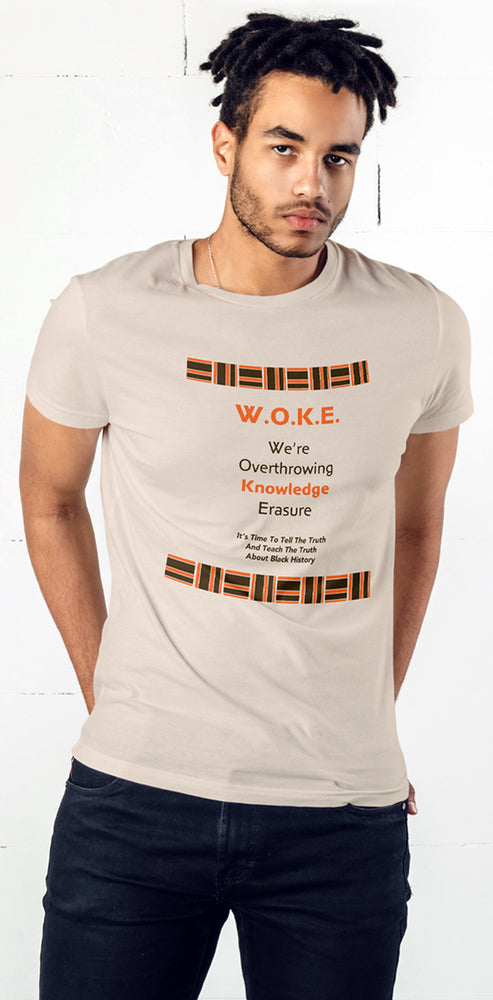 W.O.K.E. Knowledge Erasure  Men's T-Shirt - Pattern - 1