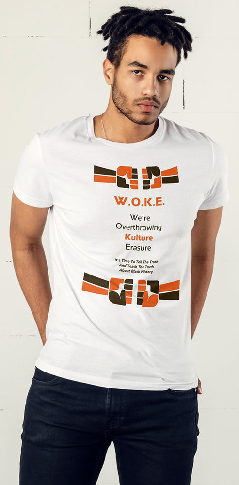 W.O.K.E. Kulture Erasure Men's T-Shirt - Fists - 2