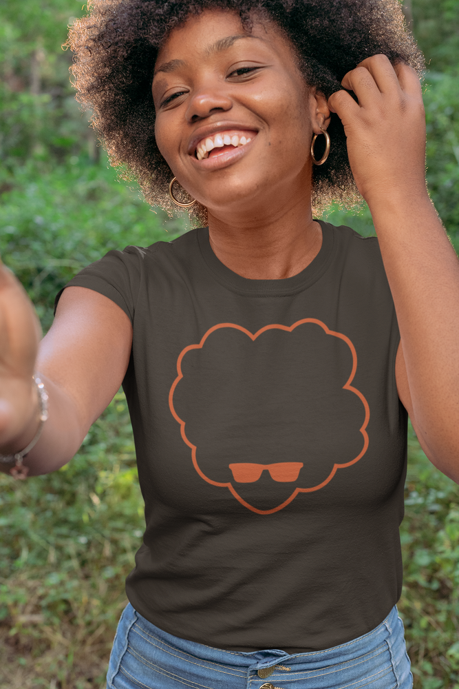 Museum Wear Women's Brown T-Shirt - Icon Outline 2
