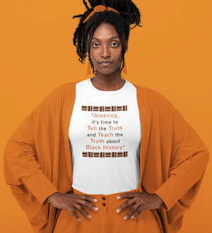 Tell The Truth Teach The Truth Women's T-Shirt - Pattern - 1