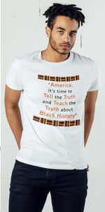 Tell The Truth Teach The Truth Men's T-Shirt - Pattern 1