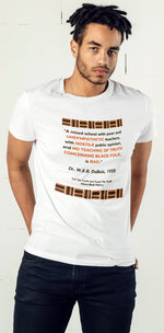 Dr. W.E.B. DuBois Quote Men's T-Shirt - Pattern - 1