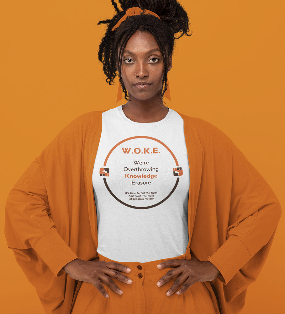 W.O.K.E. Knowledge Erasure Women's T-Shirt - Fists - 1