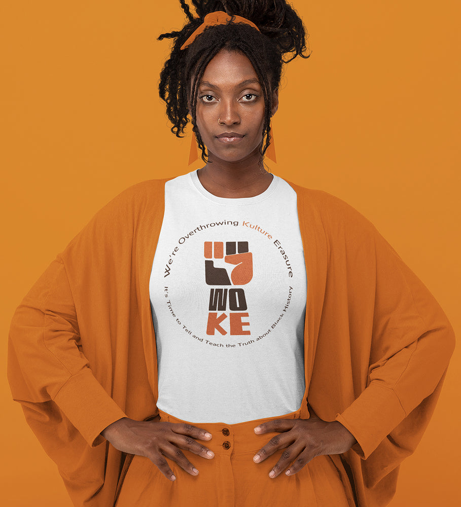 W.O.K.E. Kulture Erasure Women's T-Shirt - Fist - 3