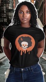 AfroFuturisticFrightNightFunkstication Women's T-Shirt - Skull 1