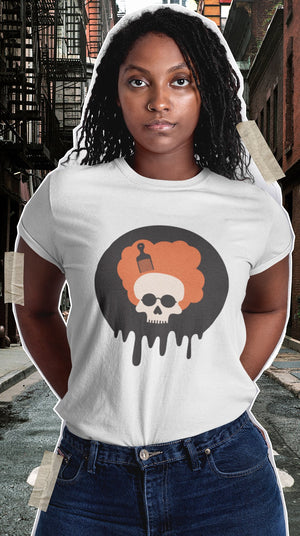 AfroFuturisticFrightNightFunkstication Women's T-Shirt - Skull 2