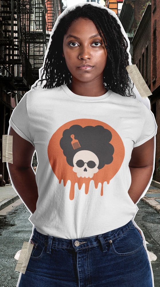 AfroFuturisticFrightNightFunkstication Women's T-Shirt - Skull 5