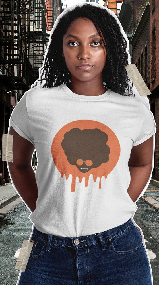 AfroFuturisticFrightNightFunkstication Women's Black T-Shirt - Vampire