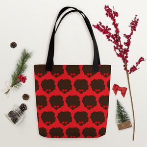 Museum Ware Tote Bag - Xmas Icon 1 - Black Handles