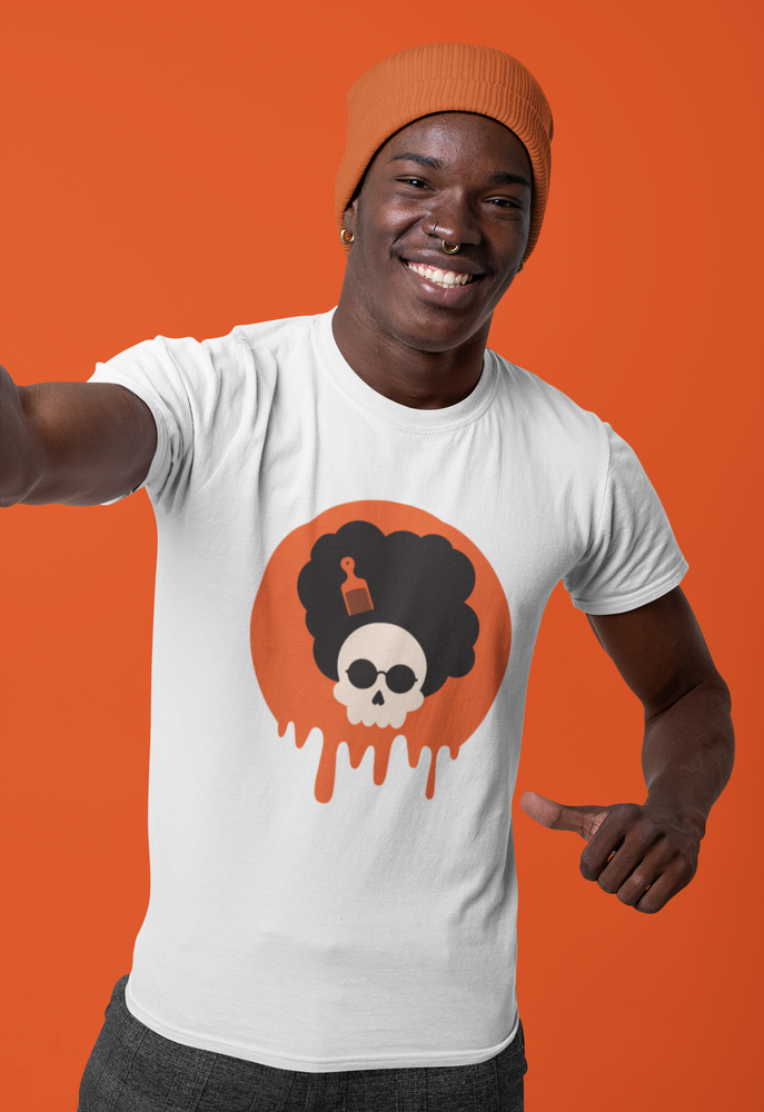 AfroFuturisticFrightNightFunkstication Men's T-Shirt - Skull 5