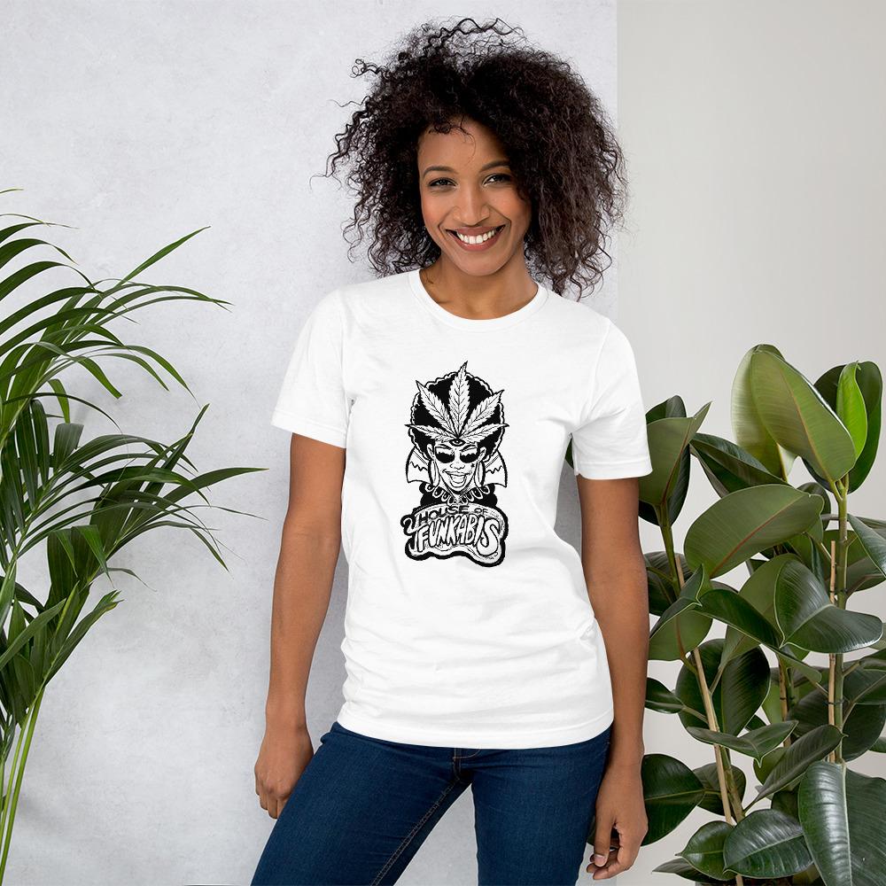 House of Funkabis Women's T-Shirt - Black And White - F3